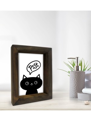 Bk Gift Banyo Dekoratif Doğal Masif Ahşap Çerçeve 15X20CM-32