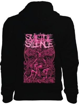 Tisho Suicide Silence Kadın Kapşonlu Hoodie Sweatshirt