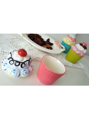 Morlalem Kirazlı Cupcake Kutu 11,5cm Silikon Kalıp K-250