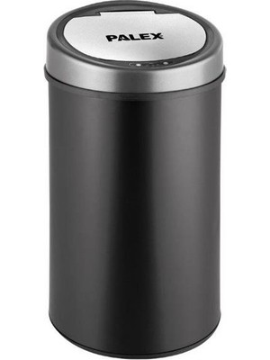 Geseus Palex Sensörlü Şarzlı 22 Litre Siyah Çöp Kovası