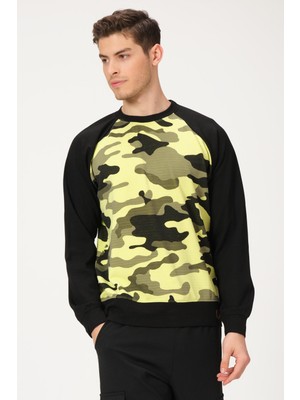 Alexander Gardi Kamuflaj Desenli Sweatshirt (UN-14591)