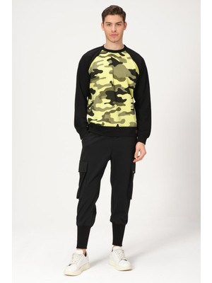 Alexander Gardi Kamuflaj Desenli Sweatshirt (UN-14591)