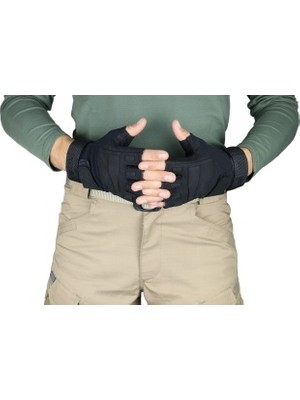Yarım Tactical Eldiven ( Siyah Renk)