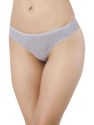 Royaleks Gri Kadın Günlük Pamuklu Likralı Özel Poşet Içinde Taşınabilir  Slip Külot