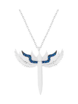 925 Gümüş Melek Kanadı 925 Ayar Gümüş Kolye