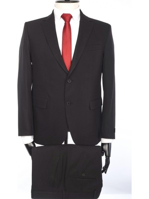 Jan Carlucci En Boy Elastik Regular Drop 4 Takım-Siyah