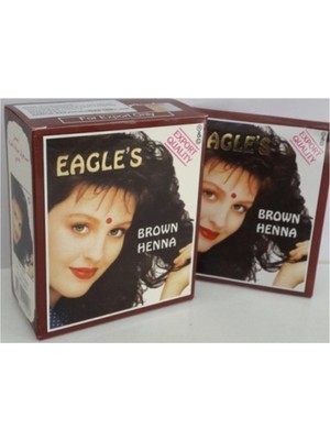 Eagles Eagle's Kahve Rengi Hint Kınası 6'Lı Paket Brown Henna