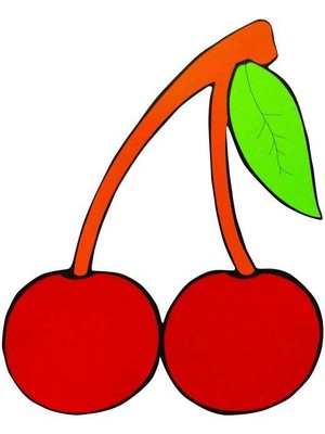 Woody Life Woodylife Kiraz Ahşap Dolap-Duvar Figürü-60 cm Çocuk Odası Anaokulu Dekor