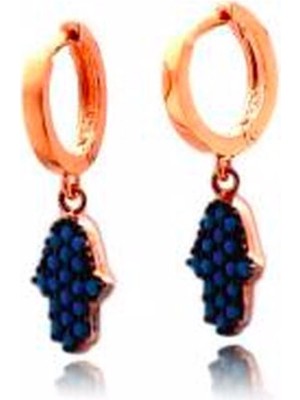 925 Gümüş Fatma Ana Eli 925 Ayar Gümüş Küpe