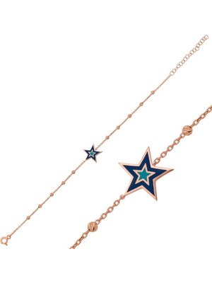 925 Gümüş Dorissa Yıldız 925 Ayar Gümüş Bileklik