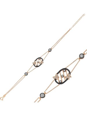 925 Gümüş Kelebek 925 Ayar Gümüş Bileklik