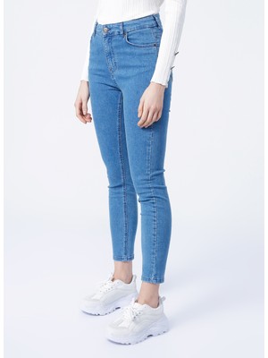 Aeropostale K-Sky Skinny Fit Açık İndigo Kadın Denim Pantolon