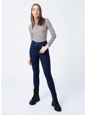 Aeropostale K-Sky Skinny Fit Koyu İndigo Kadın Denim Pantolon