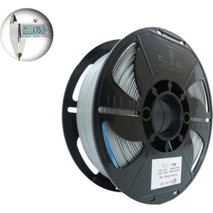 Elas 3D Pla Plus Filament 1.75 mm 1 kg Gümüş Gri