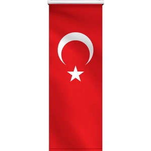 Minber Örtüsü - Storlu Perde - Türk Bayrağı Desenli