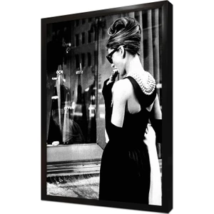 Audrey Hepburn Çerçeveli Mdf Tablo