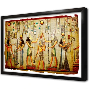 Papirüs Mısır Dönemi Çerçeveli Mdf Tablo