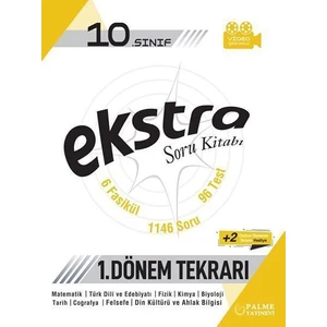 Palme Yayıncılık 10 . Sınıf Ekstra Soru Kitabı 1.dönem Tekrarı