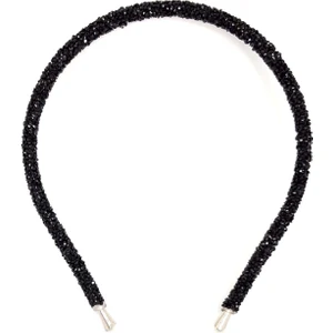 Kristal Taşlı Simli Ince Bant Taç 2 Adet