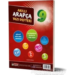 Mektep Yayınları 9. Sınıf Akıllı Arapça Yazı Defteri - Kadir Güneş - Mektep Yayınları