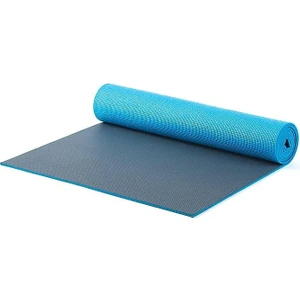 Health & Fitness Pilates & Yoga Mat Xl 6mm- (Blue/gray) ST-02213