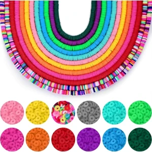 Yiğit Aksesuar 6 mm Fimo Boncuk Seti 12 Renk