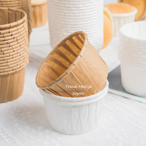 Trend Hediye Sepeti Kraft Cupcake Kalıbı 50'li