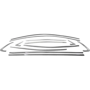 Fams Otomotiv  Opel Grandland x Krom Cam Çerçevesi 14 Parça 2017> Paslanmaz Çelik