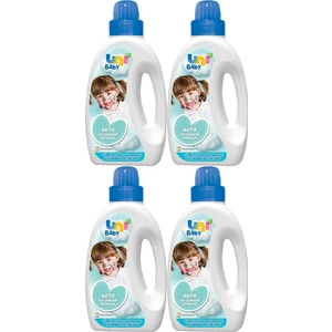 Uni Baby Sıvı Çamaşır Deterjanı 1500ML Aktif -Mavi -4 Lü Set