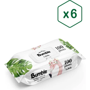 BUMBLE LA BELLA ISLAK MENDİL 100 YAPRAK 6'LI PAKET