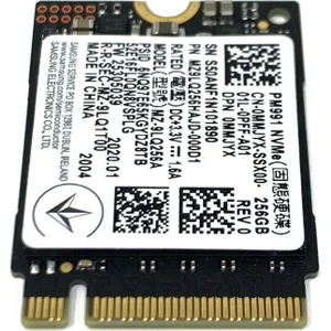 Mz-9Lq256A 256GB M.2 NVMe SSD