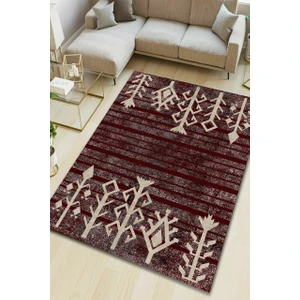 Cappio Halı Cappio Bordo Etnik Desenli Halı