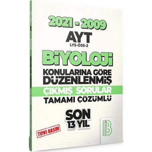 Benim Hocam Yayınları AYT 2009-2021 Biyoloji Son 13 Yıl Tıpkı Basım Konularına Göre Düzenlenmiş Çıkmış Sorular
