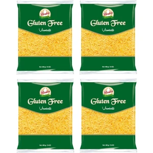 Glutensiz Tel Şehriye 400  gr 4 Adet Gluten Free