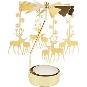 Mumluk Dönen Carousel Çay Işık Masa Tatil Dekorasyon Elk (Yurt Dışından)