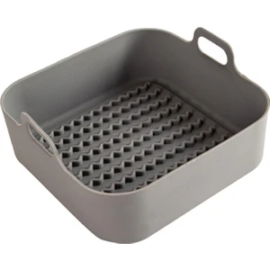 Airfryer Silikon Kare Tepsi -Gri (Yurt Dışından)