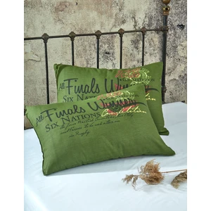 Komfort Home Baskılı Pamuklu Silikon Dolgulu Yastık 50X70 cm /2 Adet