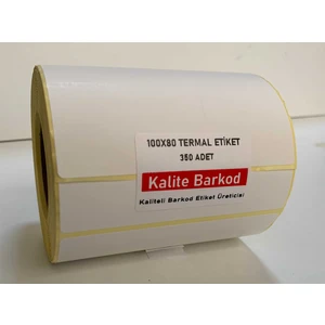 Kalite Barkod 100X80 Termal Etiket | Rulo Barkod Etiket