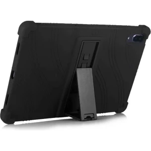 Lenovo Tab P11 Pro TB-J706 Standlı Silikon Kılıf Tablet Kılıfı AL-34791 Siyah
