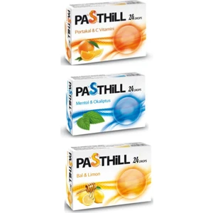 Pasthill 3'ü Bir Arada Bal Limon + Mentol & Okaliptus + Portakal & C Vitamini