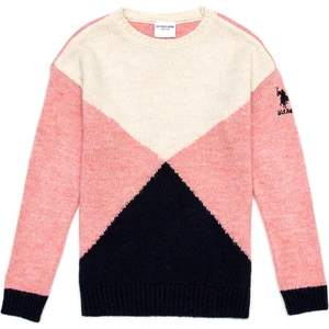 U.S. Polo Assn. Kız Çocuk Lacivert Triko Kazak 50237347-VR033