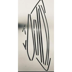 Seat Leon cam çerçevesi kenar çıtası krom tamtur 2013 / 2020 12 parça