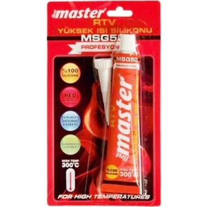 300°C MSQ60 Rtv Yüksek Isı Silikonu Tüp 50ML