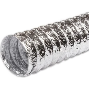 10 Metre Esnek Bükülür Aspiratör Havalandırma Borusu 120 mm x 10 Metre Kl Home