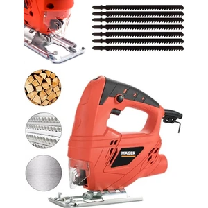 3000 Rpm Devir Ayarlı Dekupaj Testere Makinesi + 7 Adet Bıçak