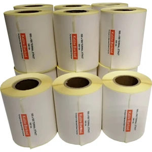 Kalite Barkod 100X100 Termal Etiket | 15 Rulo Barkod Etiket