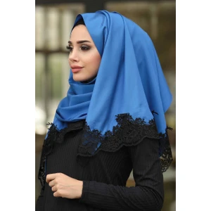 Neva Style - Dantelli Ipek Görünümlü Şal Ürün Kodu 1004