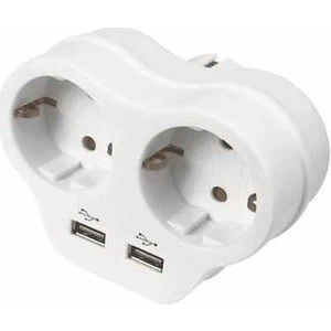 Ikili Topraklı Golyat   2 Li USB (2A) Viko