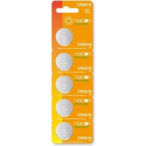 100 Adet Naccon CR2016 3V Lithium Pil