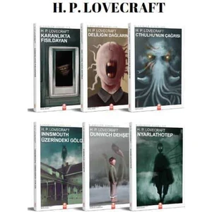 H. P. Lovecraft 6 Kitap Seti Ciltsiz Korku Eserleri 2021 Yılı Yayını